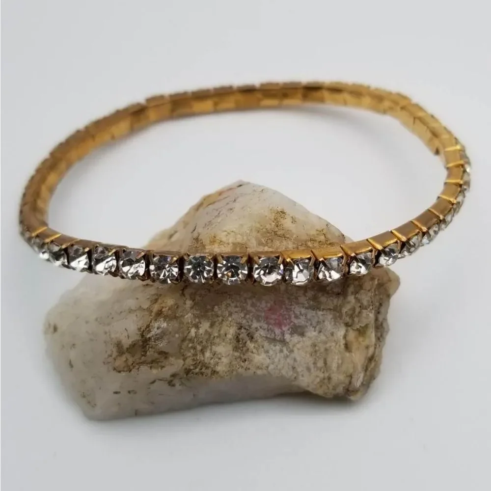 ‎Bejeweled crystal clear bracelet